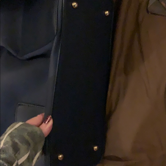 Navy blue shoulder bag - Picture 8 of 8